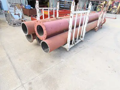 DUR-ROK Ceramic Basalt Cast Pipe Culvert for Abrasive Material Conveying 12"x18'