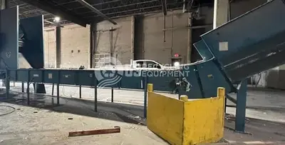 Used KARL SCHMIDT RUBBER BELT INFEED CONVEYOR Conveyors Texas US | US Recycling Equipment #1556636
