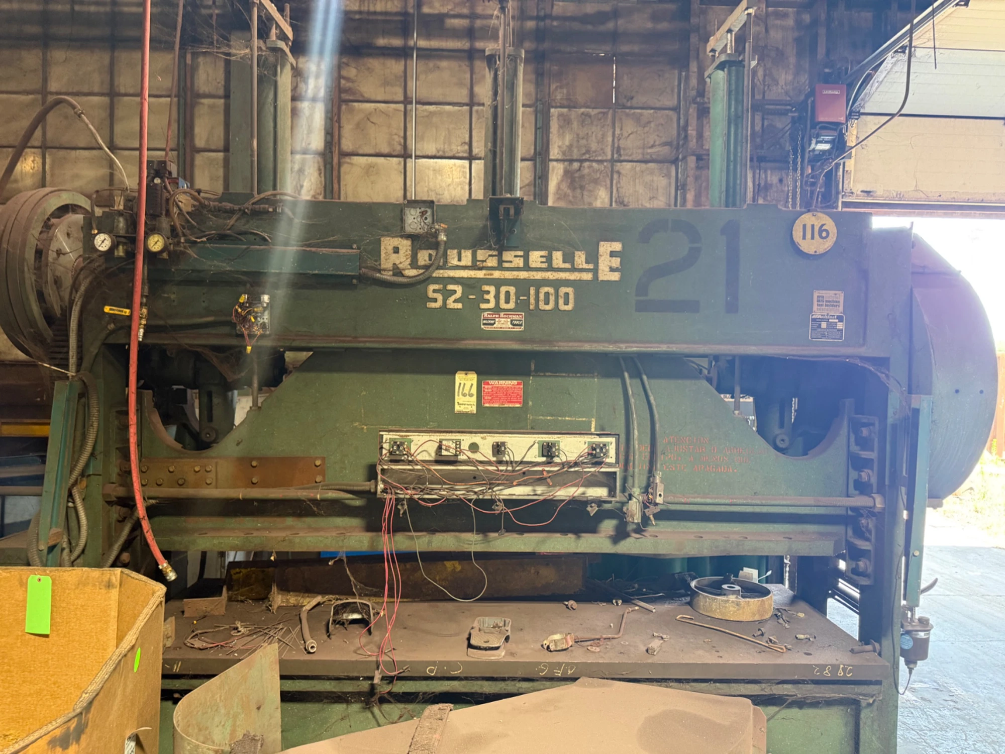 Used ROUSSELLE 8S100 Straight Side Presses Illinois US | Aucto #1437242