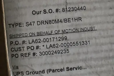 NEW Sew Eurodrive S47 DRN80M4/BE1HR Helical Worm Gearmotor STOCK HS-2