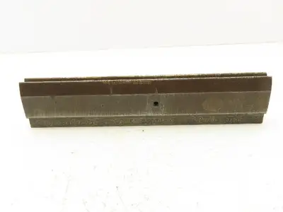 Press Brake Die 11" Long 30° V 7/16" W 5/8" D 1-3/8" H 1/2" Tang