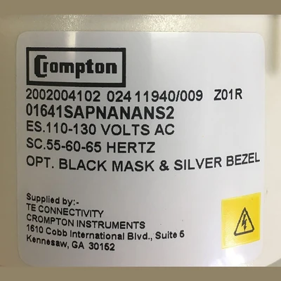 Crompton 55-65 Hertz Analog Meter