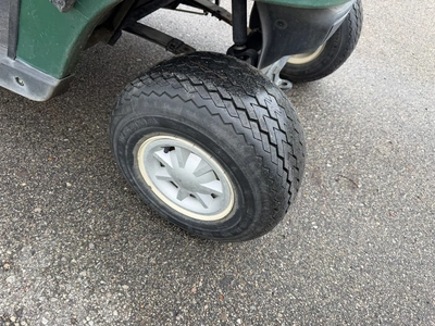 (1) 2015 E-Z-Go golf cart with a Kawasaki gas engine, includes Club canopy, ball washer, fold-down w...
