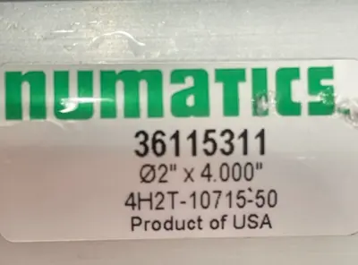NEW NUMATICS 3611531 PNEUMATIC CYLINDER P1AL04A1D-BXX2 4H2T-10715-50