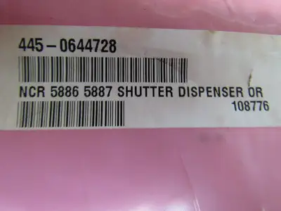 NCR 445-0644728 ATM Machine Shutter Dispenser Assembly