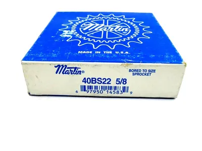 NEW SEALED MARTIN 40BS22 5/8 BORED TO SIZE SPROCKET 40BS2258