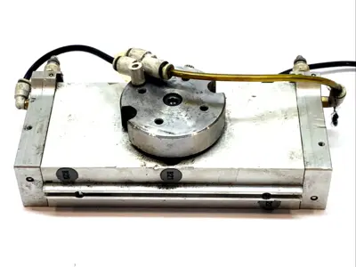 Used Hoerbiger-Origa Pneumatic Rotary Swivel Drive Pivot Table Casters Michigan US | Maverick Industrial Sales #1394311