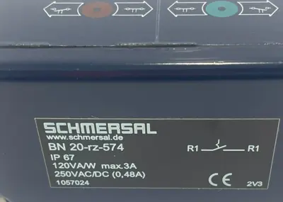 NEW SCHMERSAL BN 20-RZ-574 MAGNETIC SENSOR IP67 BN20RZ574
