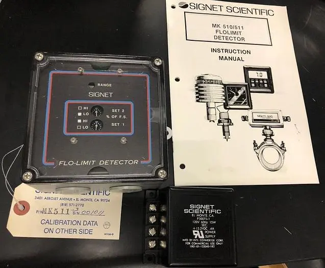 SIGNET SCIENTIFIC COMPANY P51140-1 FLO-LIMIT DETECTOR