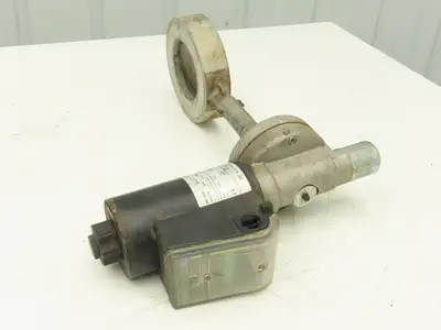 Krom Schroder MB 7NQ3  4" Wafer Butterfly Valve w/Solenoid Actuator 120VAC DN100
