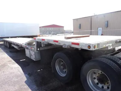 Used 2017 LODE KING 53 FT STEP DECK RECOVERY TRAILER TRIDEM Flatbed Trailers Manitoba CA | Conquest Truck & Auto Sales #1421366