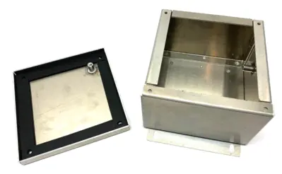 USED HAMMOND ALUMINUM ENCLOSURE JUNCTION BOX