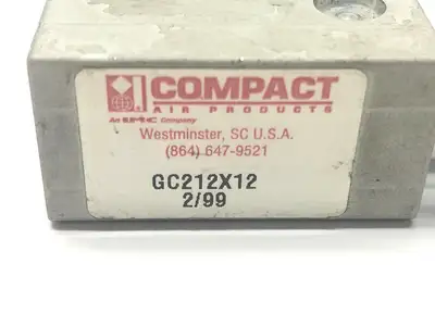 Used Compact Air Products GC212X12 Pneumatic Cylinders Michigan US | Maverick Industrial Sales #1396805