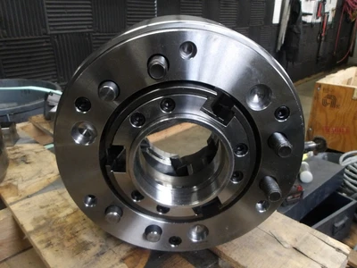 Samchully 12" 3 Jaw Mega Bore Open Center Power Chuck Plain Back Mount MH-212 (STK)