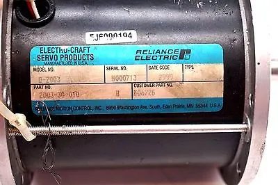 USED RELIANCE ELECTRIC 0-2003