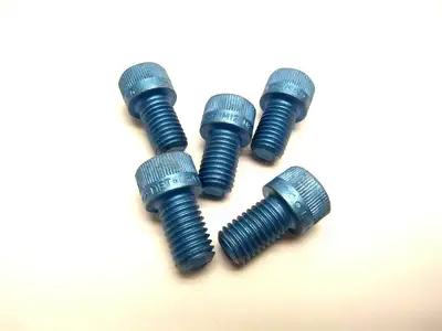 USED ATI ROBOTICS M12X20 SHCS M.BLUE LOT OF 5 PCS