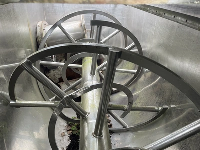 5000L S/S J H Day U Trough Mixer