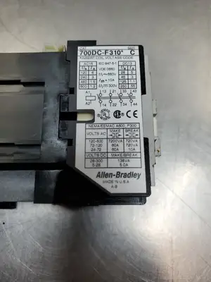 USED Allen Bradley 700DC-F310* Series C Coil Relay, AC/DC Unit