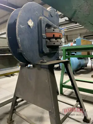 Rotex Rotary Turret Hand Punch, on floor stand, 12", 12 station