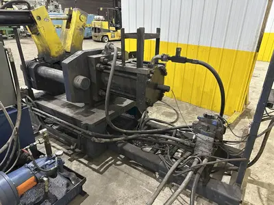 200 TON (2-3/8" TO 9-5/8") DIAMETER TRUE GRIT MODEL CT200 HYDRAULIC TUBE & PIPE PUSH POINTER / END FORMER/ SWAGING PRESS: STOCK #22399
