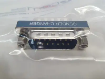 L-COM DGB15M Slimline Gender Changer DB15 Male / Male LOT OF 11