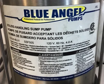Used Blue Angel _UNKNOWN_ Sump Pumps South Carolina US | Palmetto Automation #1165594