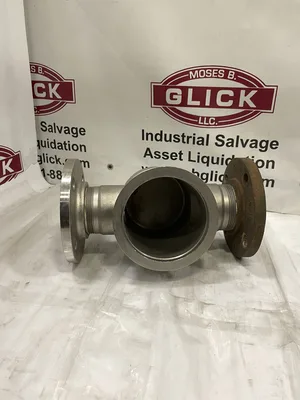 Eriez B-3 Stainless Steel Ferrous Trap/Magnetic Filter Separator -Missing Magnet