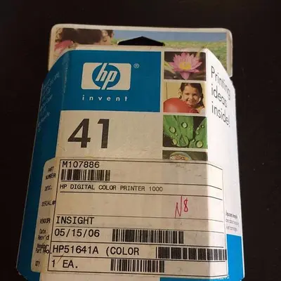 HP 41 TRI-COLOR INK LOT OF 5