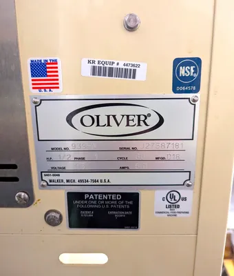 124-0159 Oliver 938-N Bread Slicer