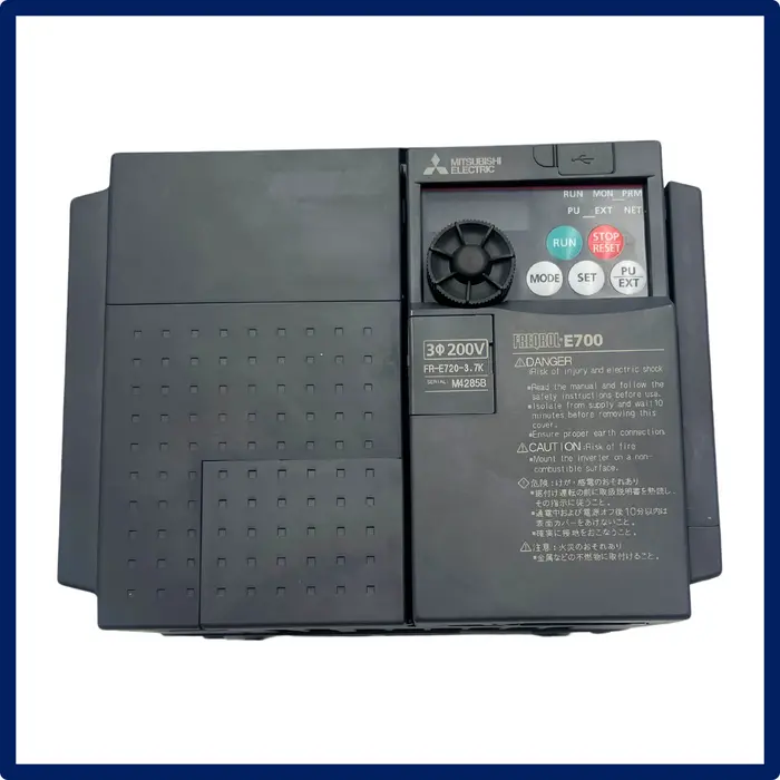 Used MITSUBISHI FR-E720-3.7K REPLACES FR-E720-330SC-NA Variable Speed Drives Texas US | CNC TOOLS LLC #893574
