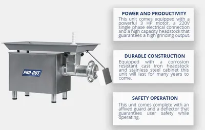 PRO-CUTS Model KG-32 Meat Grinder