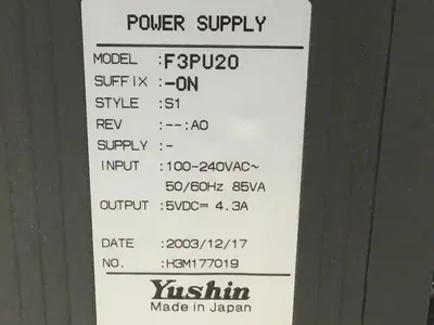 USED YOKOGAWA F3PU20-0N