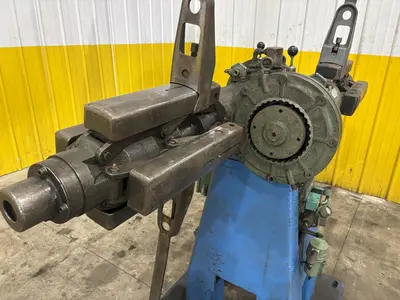 2,000 LBS X 12" LITTELL MODEL #20-12 DOUBLE END PULL OFF UNCOILER COIL REEL: STOCK #23716