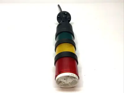 USED SCHNEIDER ELECTRIC HARMONY MULTICOLOR 3 STACK INDICATOR LIGHT TOWER