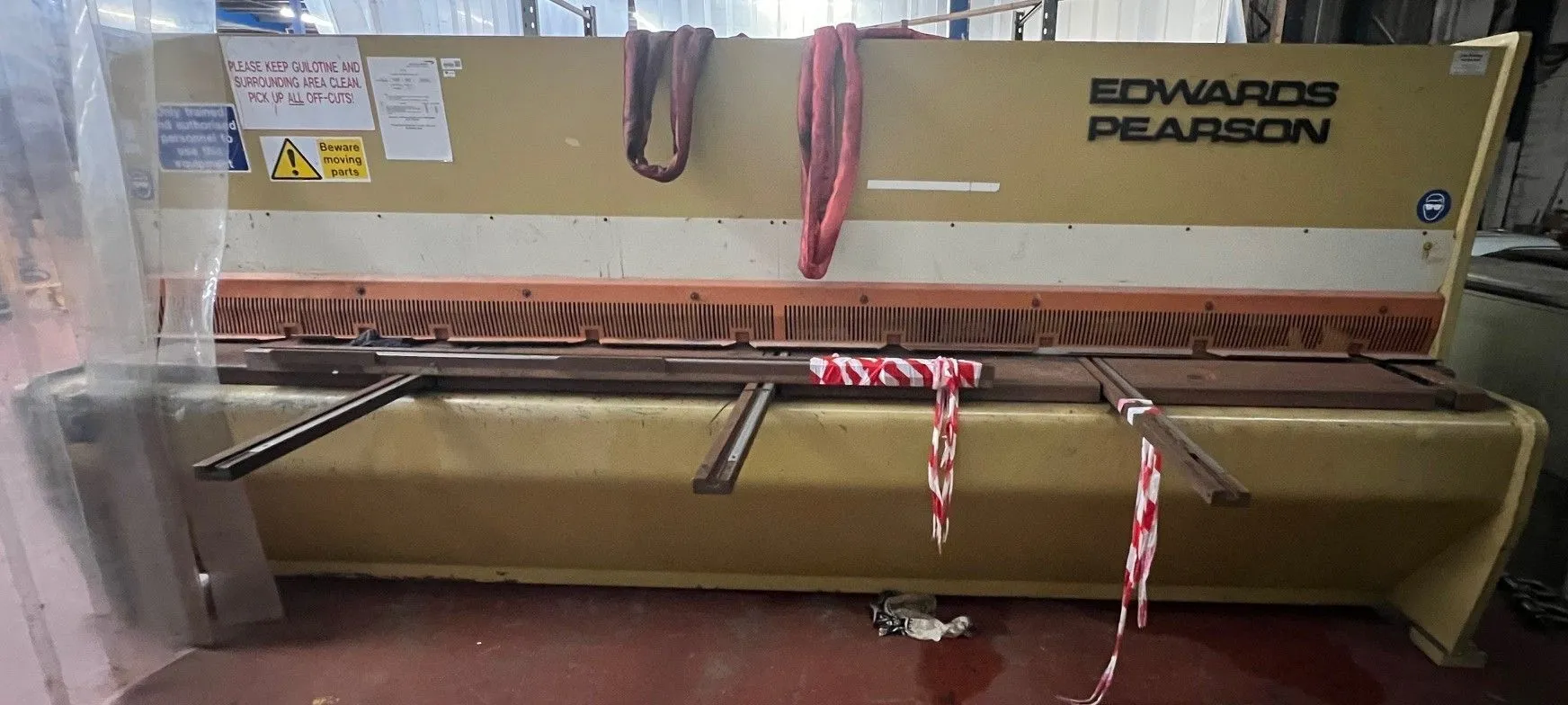 Used EDWARDS PEARSON V.E. SHEAR 6.5/4080 Power Squaring Shears (Inch) GB | Bowland Trading Ltd #1259780