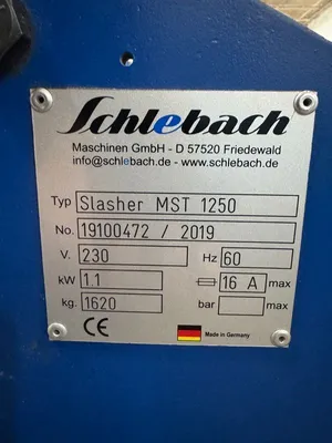 2019 SCHLEBACH MST1250 SLASHER Cut to Length Lines | THREE RIVERS MACHINERY (5)