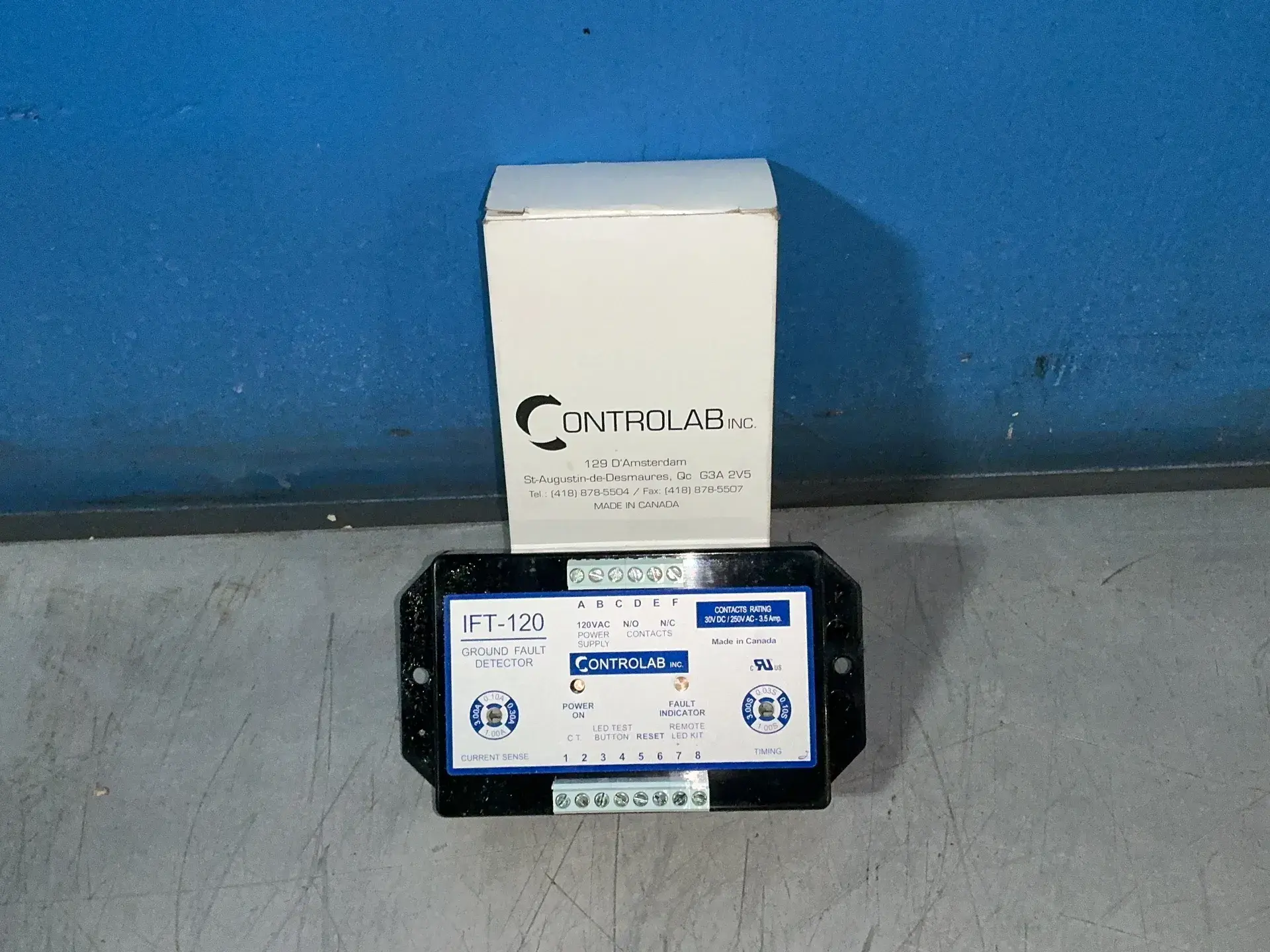 New | in-Stock CONTROLAB INC IFT120 Electrical Testers Ohio US | HGR 24 #1474867