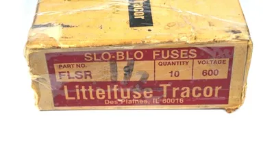 NEW BOX OF 10 LITTELFUSE TRACOR FLSR-9 FUSES 600V DUAL ELEMENT