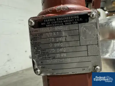 USED Precision 150 Liter Precision Stainless Reactor, 316 S/S, 45/100#
