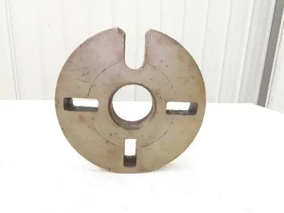 Slotted Lathe Dog Drive Face Plate Cast Iron 	2-3/4-5 Direct Screw 9"OD