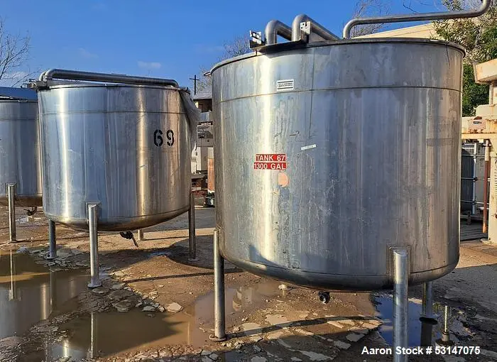 Used JV NORTHWEST _UNKNOWN_ Stainless Steel Tanks Illinois US | Aaron Equipment #84036