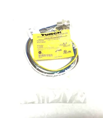 NEW TURCK MINIFAST PANEL-MOUNT RECEPTACLE BULKHEAD CONN. U-15046