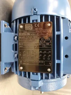 Used WEG AL63 Motors (misc) | Palmetto Automation #1151387