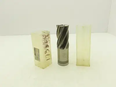 Putnam Tool PLA-333 6 Flute Coarse Rough Single End Mill HSS 2" Dia x 3" Flute