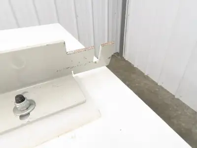 Hytrol BPC/HSS 43" Belt Conveyor Inline Transition Slide Rail Grey 48"OAL