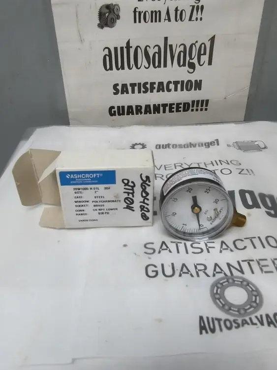 New | in-Stock ASHCROFT 20W1005 H 01L Universal Pressure Meters Ohio US | Surplus Asset Holdings #1245414