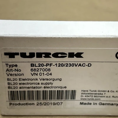 NEW Turck 6827008