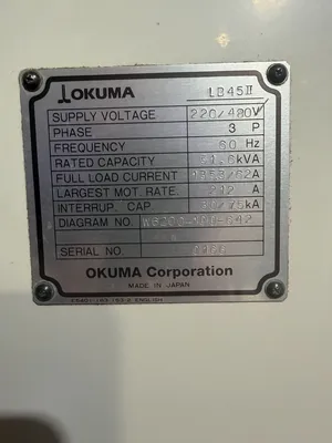 1998 OKUMA LB-45II CNC Lathes (Turning Centers) | Machinery Resources International (16)