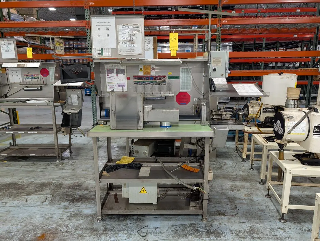 (3) Visual Tables W/ Ele Panel 480v