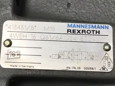 Used MANNESMANN REXROTH 4WEH16Q61/6AG24NETZ4 Valves/Fittings Michigan US | Ideal Machinery #1293328